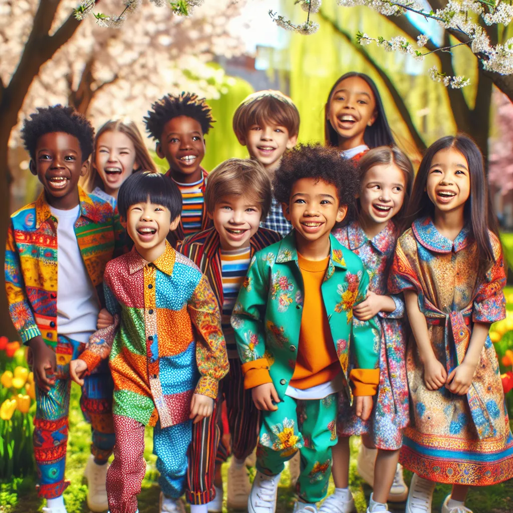 Najmodniejsze kolory i wzory w modzie dziecięcej na 2024 rok