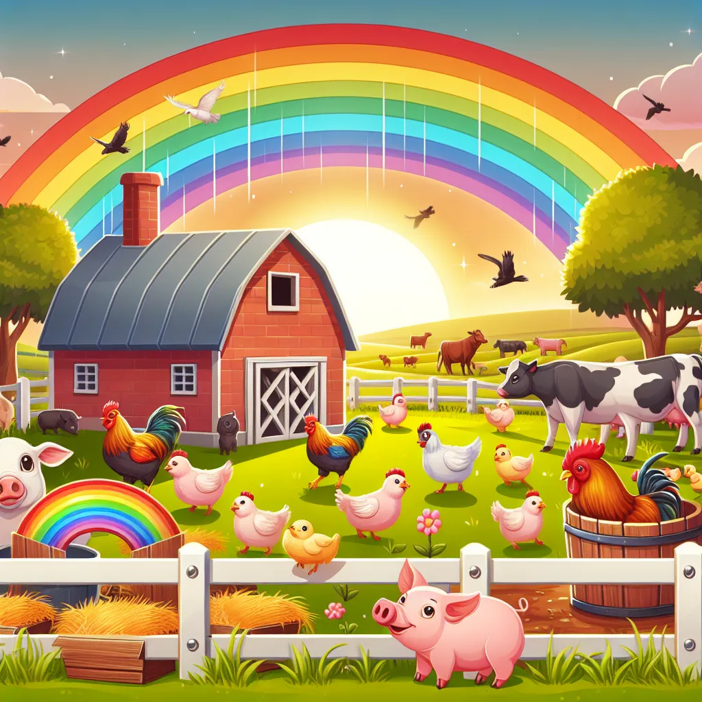 Kolorowy świat zwierząt – poznajmy razem mieszkańców farmy