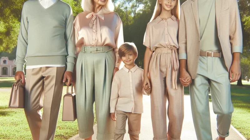 Modne zestawy rodzinne: ubrania, które łączą pokolenia