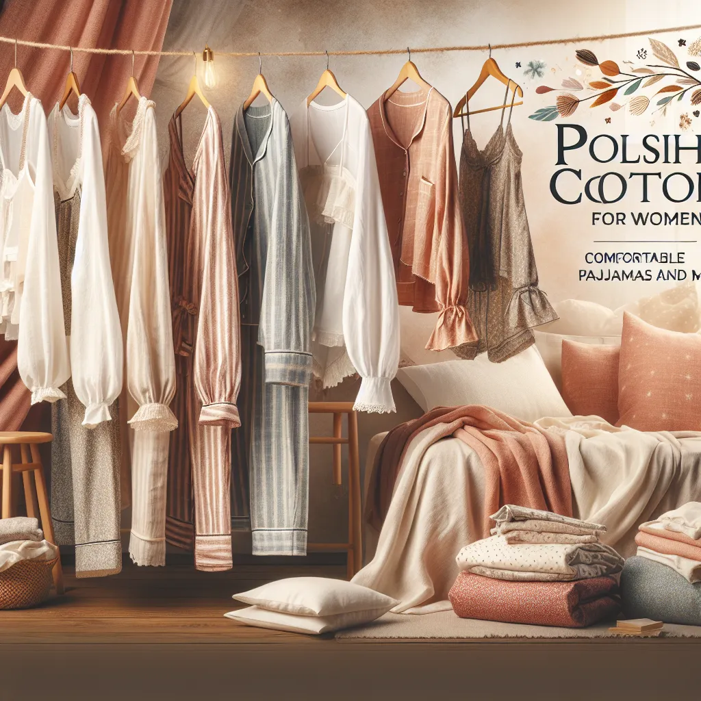 Polska bawełna dla kobiet – komfortowe piżamy i nie tylko